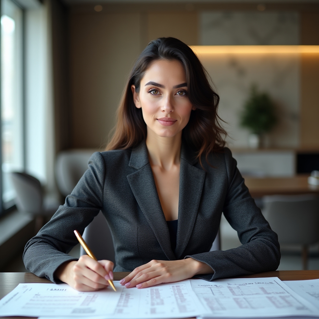 Ассистент руководителя за работой